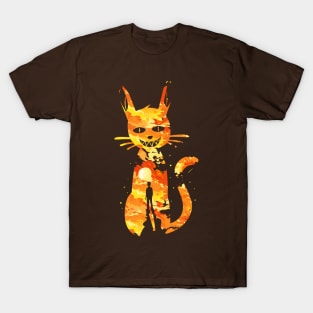 cat on fire T-Shirt